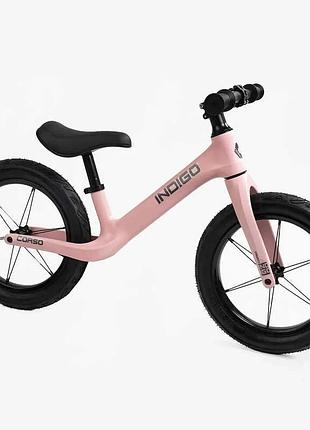 Велобіг corso 14`` d-4690-80 з міцною нейлоновою вилкою та надувними колесами 14’’