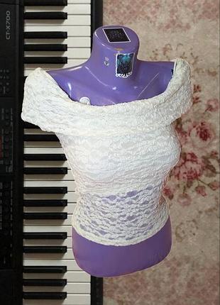 Новый топ с кружевом
