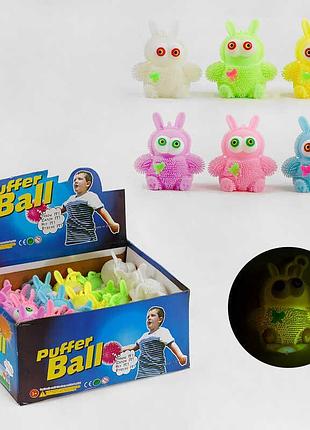 Игра-антистресс с 58327 (24) «зайчик» с подсветкой для детей