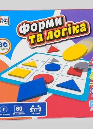Развивающая игра ukb-b 0034 «формы и логика» от 4fun game club, в коробке