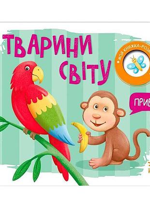 Гр моя м’яка книжка-панорамка «дивовижні мешканці природи» (5) а1704009у «ранок»