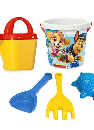 Игра для малышей paw patrol 81158 (70) «tigres» – песочный комплект из 5 элементов с лейкой в сетке