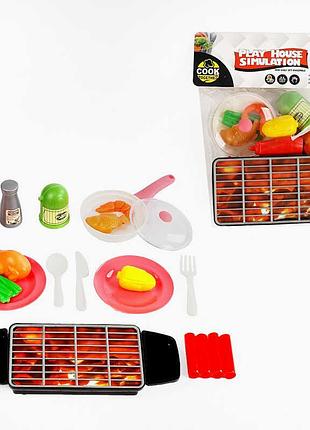 Детский комплект для барбекю xz 1016 a (96/2) с аксессуарами для готовки