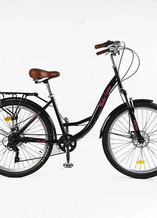 Двухколесный детский транспорт corso «viola» 26" vl-26633