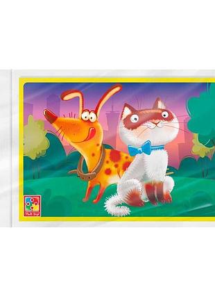 Игра-конструктор 'кот и собака' a5 vt1104-20 от vladi toys