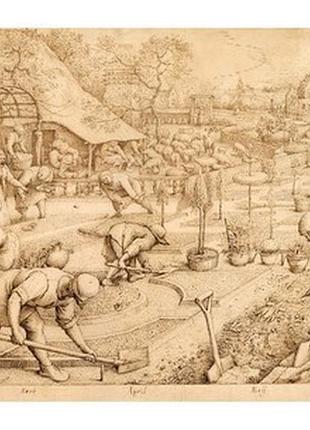 Листівка pieter bruegel — spring, 1565