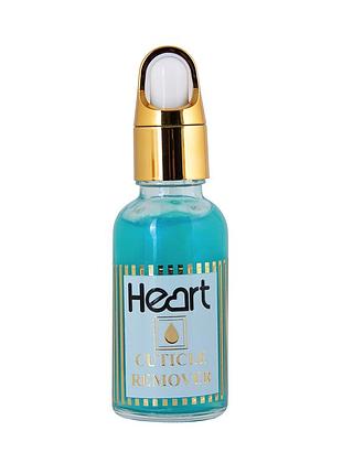 Ремувер кислотный для удаления кутикулы heart blue, 30 мл