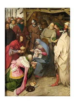 Листівка pieter bruegel — the adoration of the kings, 1564