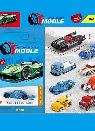 Инерционная игрушечная машина h 241-3 b (720/2) на листе, микс видов