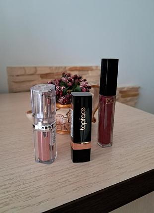 Помады для красивых губок: помада губная l'oreal paris glow paradise 353 +кремовая помада для губ topface instyle creamy lipstick 15