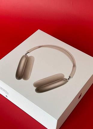 Люксовые airpods max 2 gen starlight + чехол