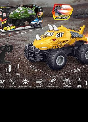 Автомобіль zj 238-85 a 1:16 з акумулятором 3.7 v, підсвічуванням та гумовими шинами, 2 кольори