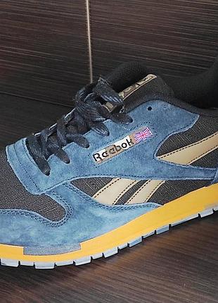 Кроссовки мужские reebok animal classic кожаные 45р 27,5см