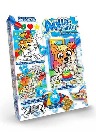Набор для творчества danko toys "водная раскраска" aqp-01-01u, 02u, 03u...09u укр. (18)