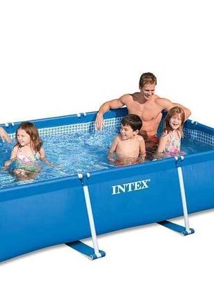 Intex басейн каркасний 28270 np прямокутної форми 1662 л, 220x150x60 см