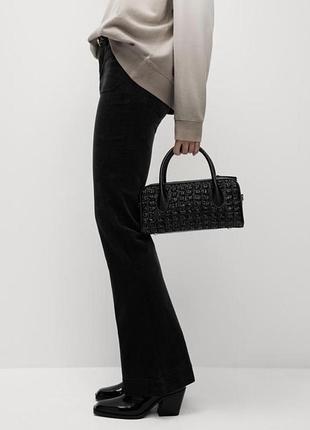 Marks & spencer жіночі вельветові чорні прямі джинси кльош джинси еластичні