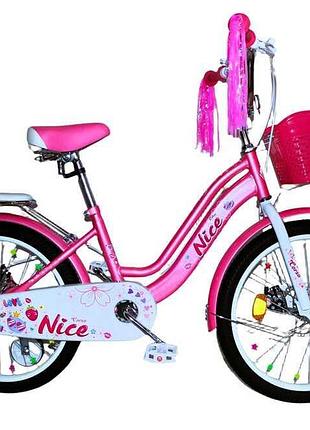 Двухколесный велосипед 20" corso nice nc-20476 для юных путешественников