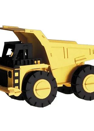 Картонная 3d модель самосвал dump truck fridolin