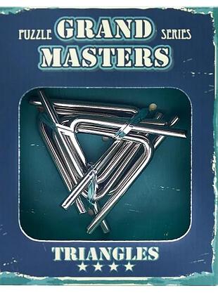 Головоломка металева grand master puzzles triangles blue