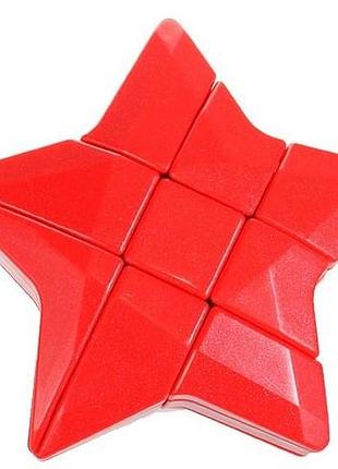 Головоломка кубик рубіка червона зірка red star cube yj