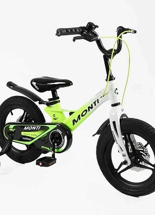 Corso «monti» mt-14326 14-дюймовый прочный двухколесный транспорт для малышей