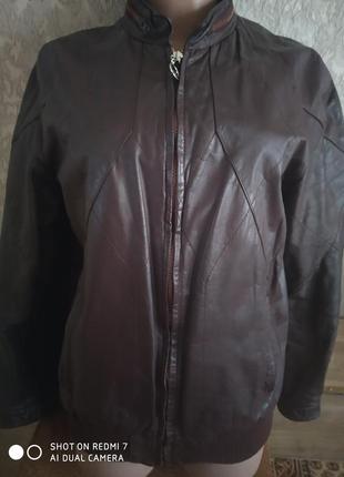 Куртка кожанная