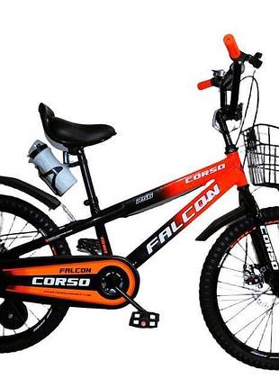 Велосипед 2-х колёсный 20" corso falcon fc-20733 для малышей