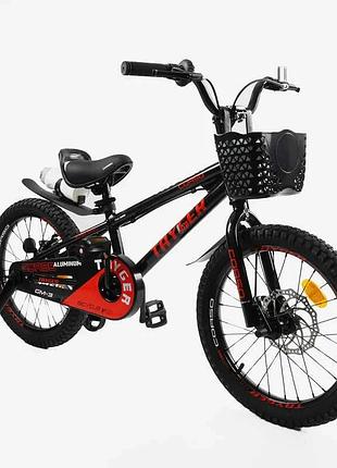 Велосипед двухколесный 18" "corso" tg-78512 "tayger" для юных гонщиков
