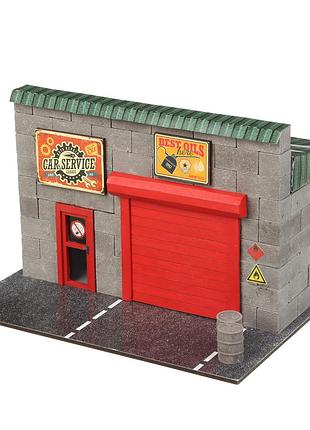Керамический конструктор из мини кирпичиков автосервис