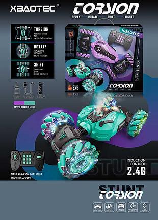 Игрушечный автомобиль xb 1235 с аккумулятором 3.7 v, usb кабелем, звуковыми эффектами, подсветкой, вращением на 360°,