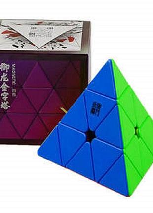 Пірамідка рубіка магнітна yulong pyraminx v2 m color