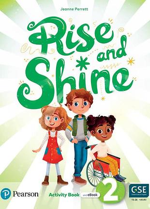Англійська мова. rise and shine level 2 activity book with ebook