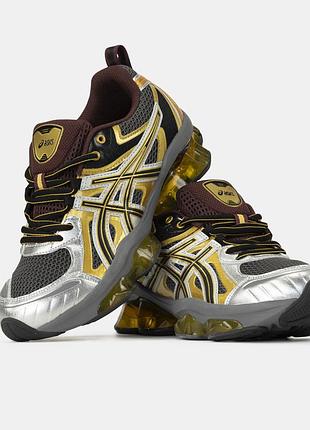 Кроссовки asics gel-quantum kinetic gold silver