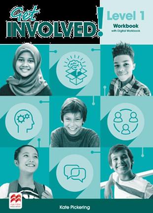Книга для вивчення англійської мови. get involved for ukraine 1 workbook with digital workbook