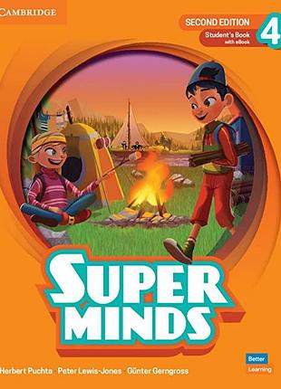 Англійська мова. super minds (2nd edition) 4 student's book with ebook