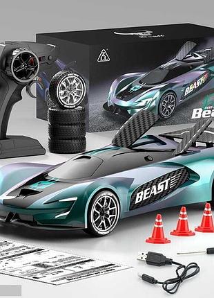 Автомобиль с дистанционным управлением sg 208 pro с подсветкой, звуковыми эффектами, аккумулятором 3.7v, пультом 2.4 ghz, 4