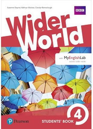 Англійська мова. wider world 4 student's book +active book +mel