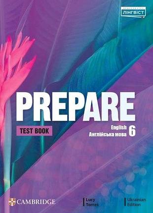 Англійська мова. prepare нуш 6 test book