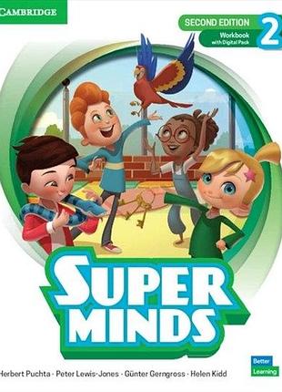 Англійська мова. super minds (2nd edition) 2 workbook with digital pack