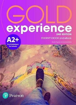 Англійська мова. gold experience 2nd edition a2+: student's book+ebook