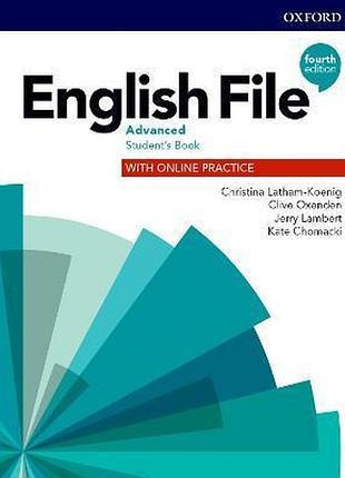 Англійська мова. english file 4th edition. advanced. student's book with online practice