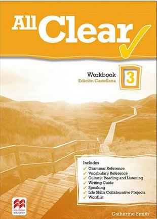 Англійська мова. all clear 3 wb
