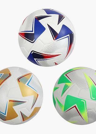 Игровой мяч m 50363 (30) 3 варианта, вес 420 г, pu, резиновая камера, микс видов