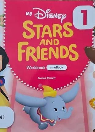 Книга для вивчення англійської мови my disney stars and friends 1 workbook + ebook