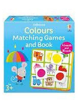 Картки для вивчення англійської мови. colours matching games and book
