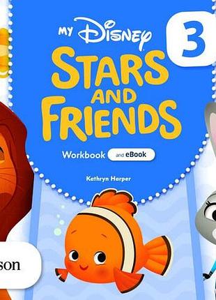 Англійська мова. my disney stars and friends 3 workbook +ebook