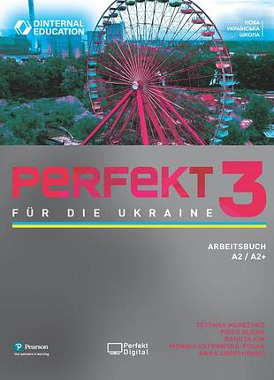 Книга для вивчення німецької мови. perfekt für die ukraine arbeitsbuch 3