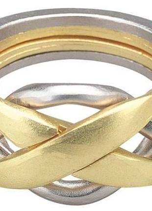 Металева головоломка перстінь huzzle ring 4 рівень