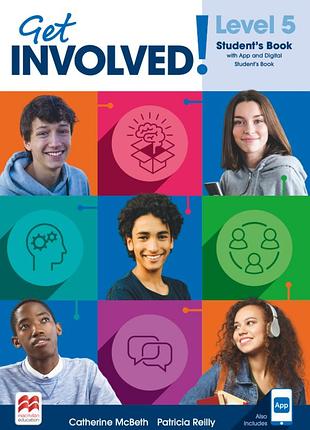 Книга для вивчення англійської мови. get involved for ukraine 5 sb with app and digital