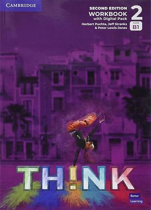 Англійська мова. think 2nd ed 2 (b1): workbook with digital pack